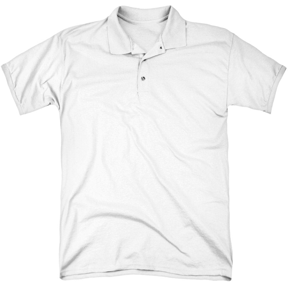 Superman Superman For President (Back Print) Mens Polo Shirt White MD