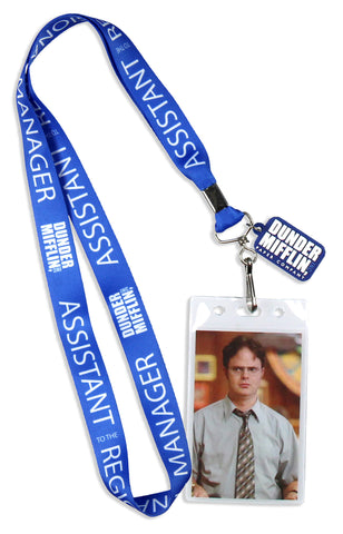 The Office Assistant To The Regional Manager Lanyard Clear ID Badge Holder