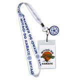 Cobra Kai Miyagi-Do Karate Dojo Lanyard Clear ID Badge Holder