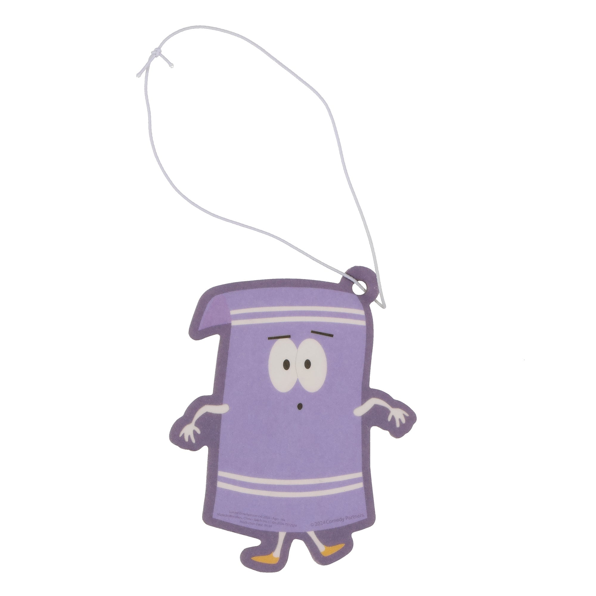 South Park Towelie Cardboard Hanging Air Freshener 3-Pack Set (Patchouli Scent)