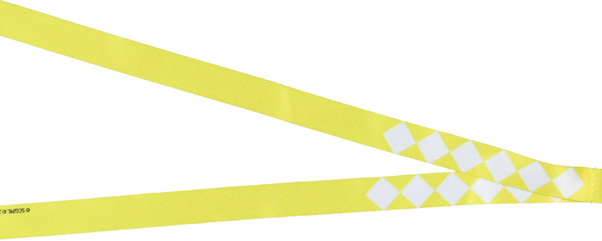 Power Rangers Yellow Ranger ID Lanyard Badge Holder Saber-Toothed Tiger Pendant
