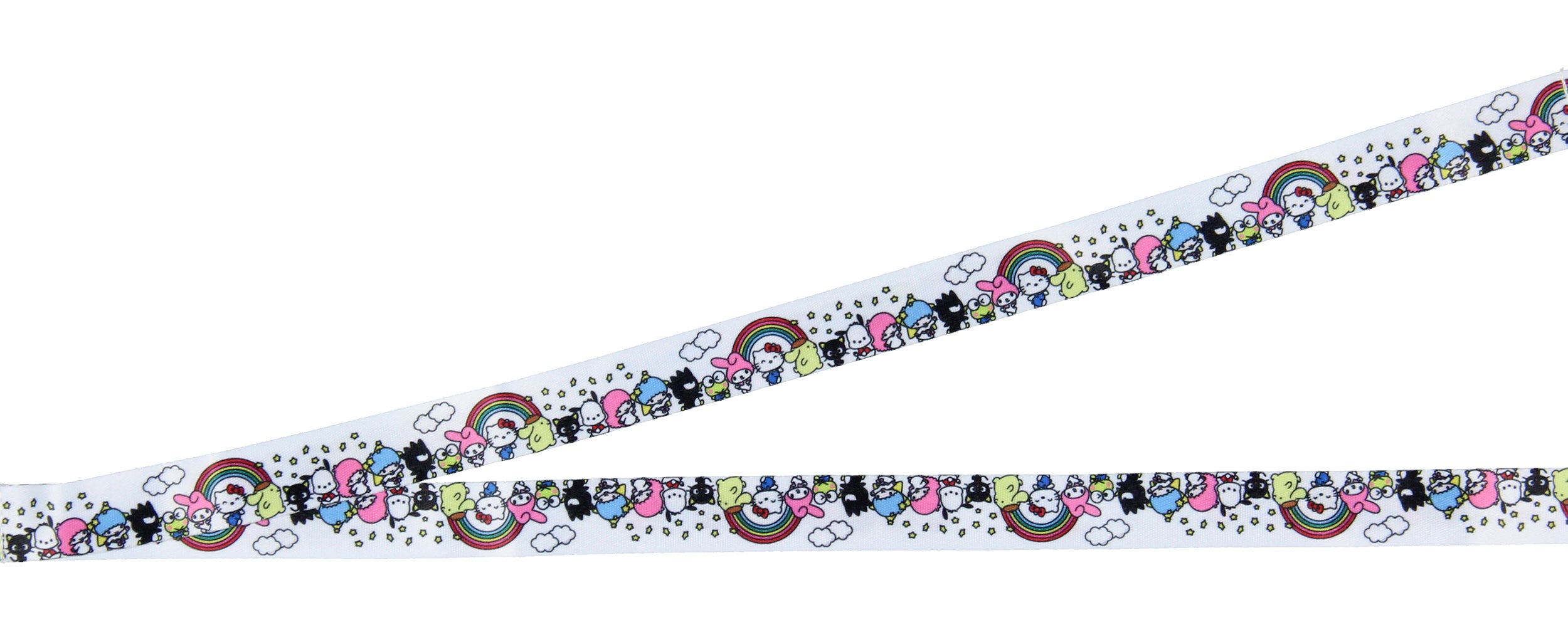 Sanrio Hello Kitty and Friends Rainbows Breakaway Lanyard For Keys Keychain ID Badge