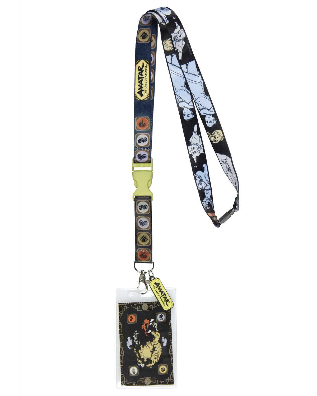 Avatar The Last Airbender ID Reversible Lanyard Badge Holder with Charm