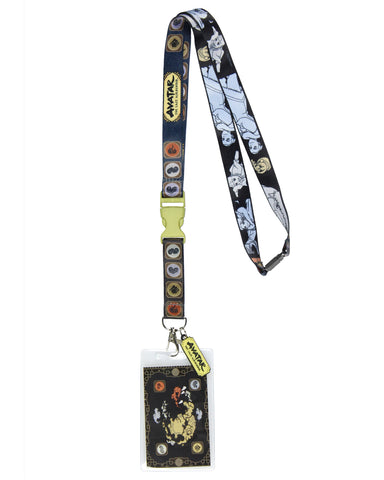 Avatar The Last Airbender ID Reversible Lanyard Badge Holder with Rubber Charm