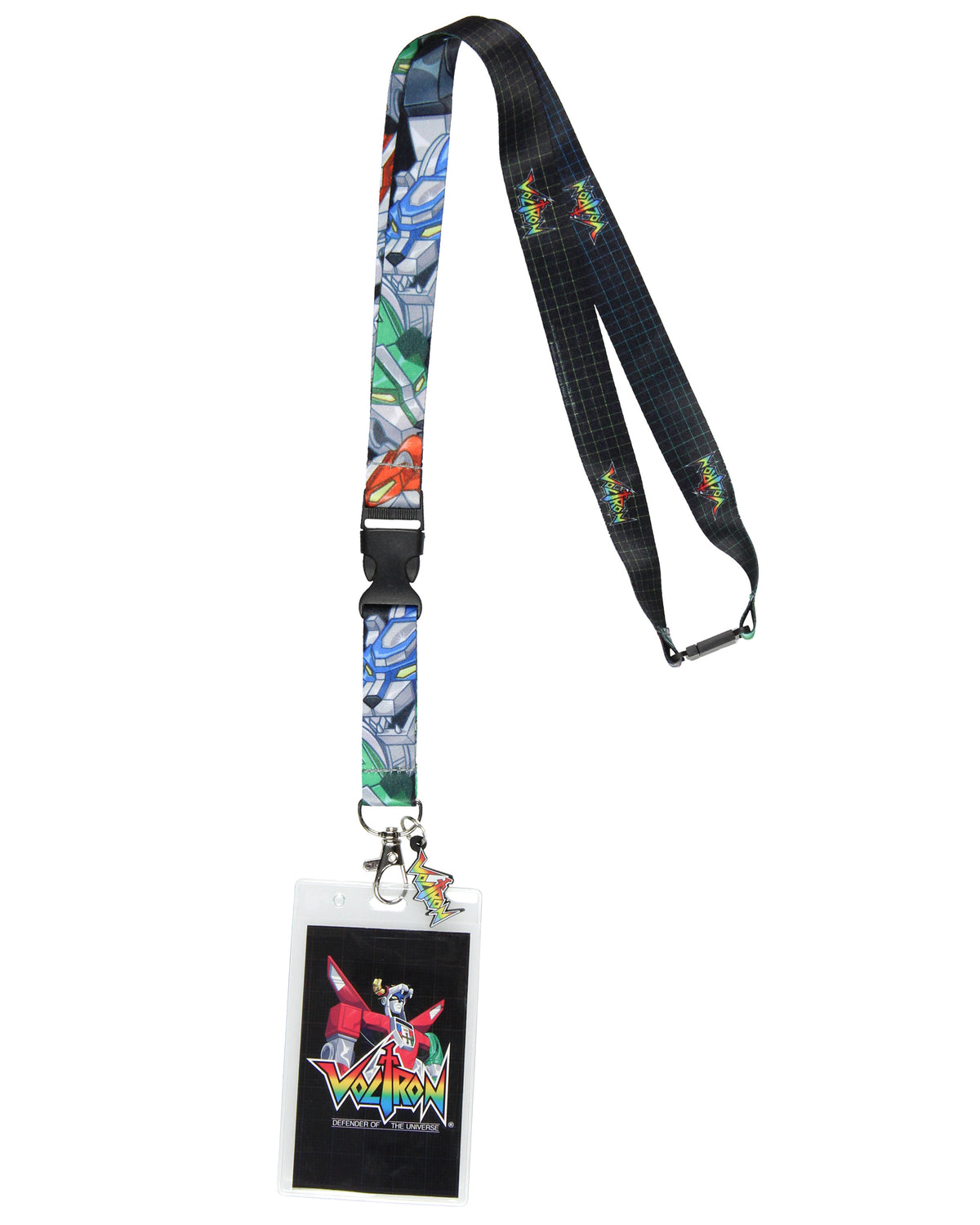 Voltron Defender Of The Universe ID Lanyard Badge Holder Voltron Charm