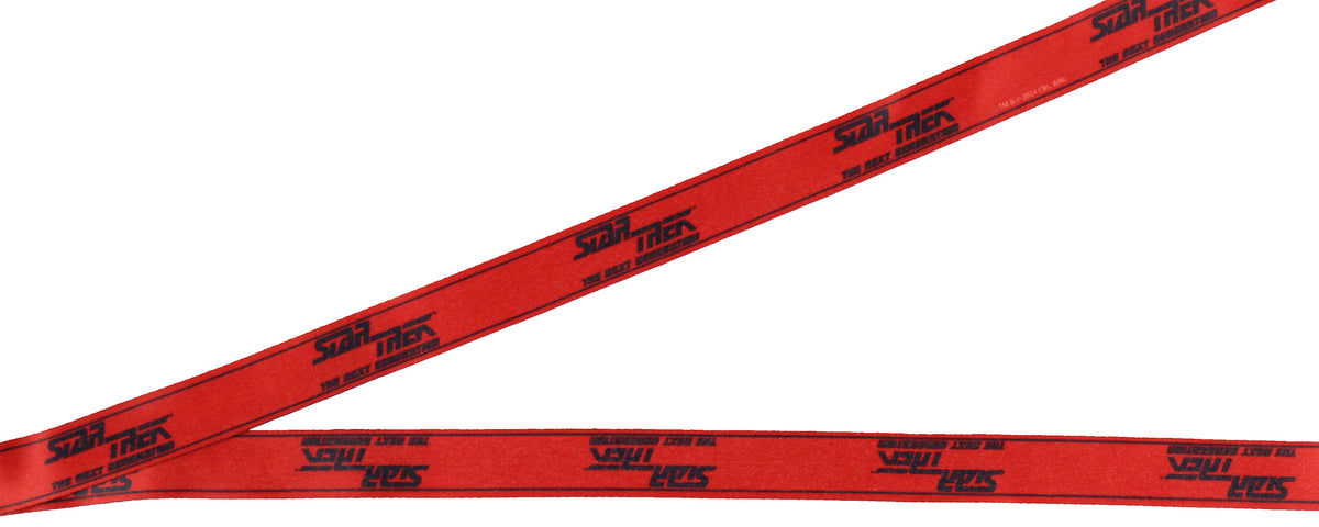 Star Trek ID Lanyard Badge Holder with Card and 2" Delta Symbol Pendant