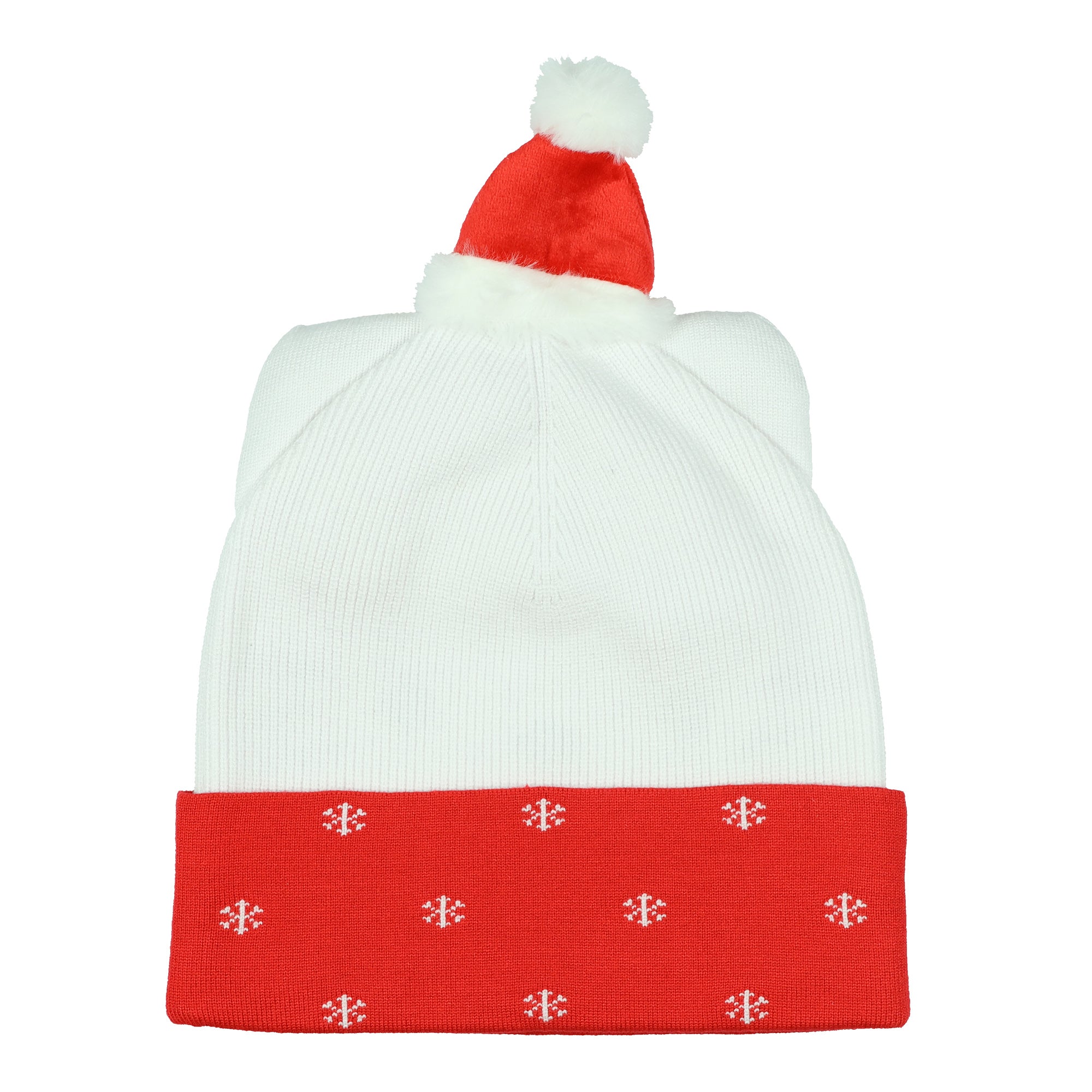 Hello Kitty Beanie Santa Kitty Embroidered Design with 3D Bow Knit Winter Hat