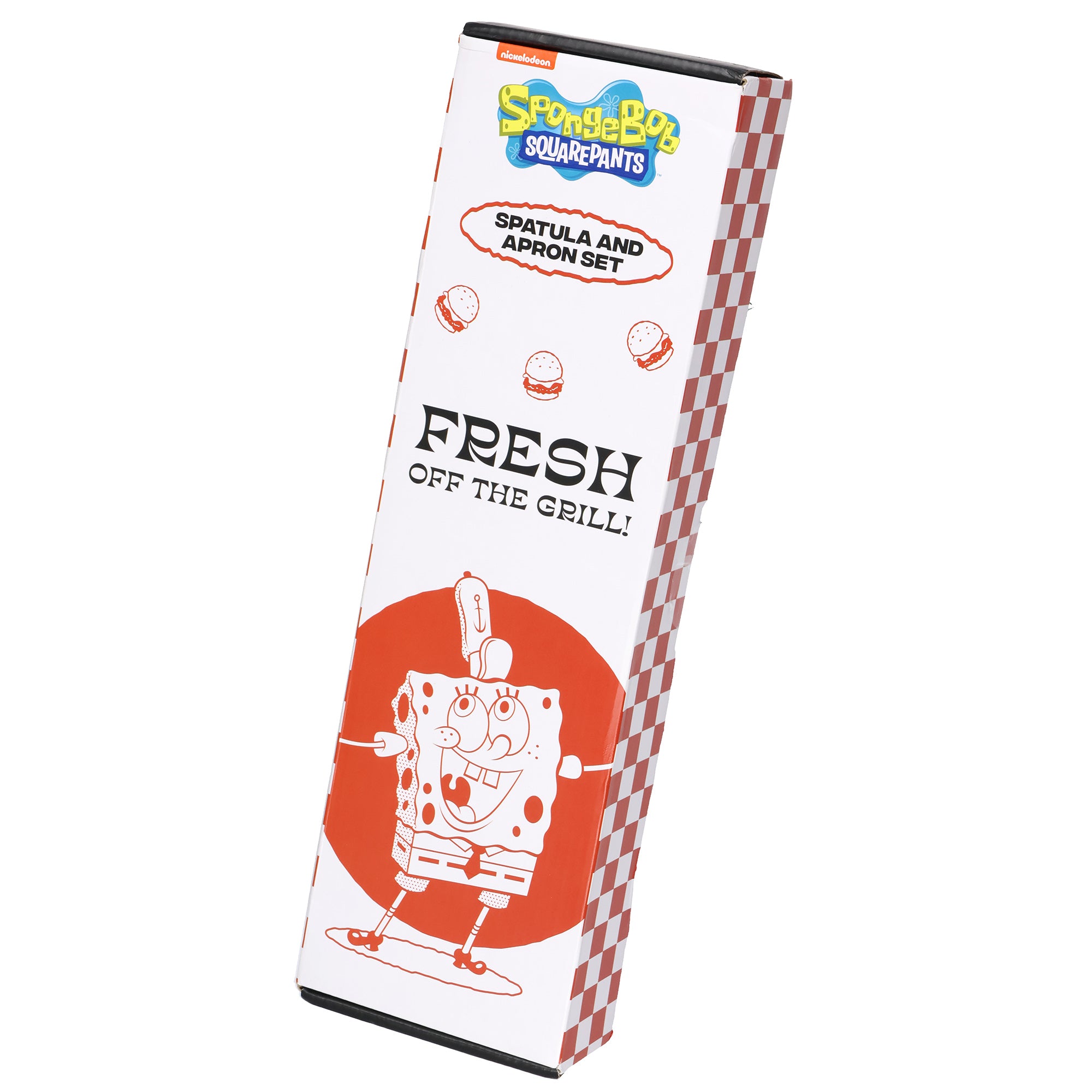 SpongeBob SquarePants Krusty Krab Krabby Patty Apron And Grill Metal Spatula Set