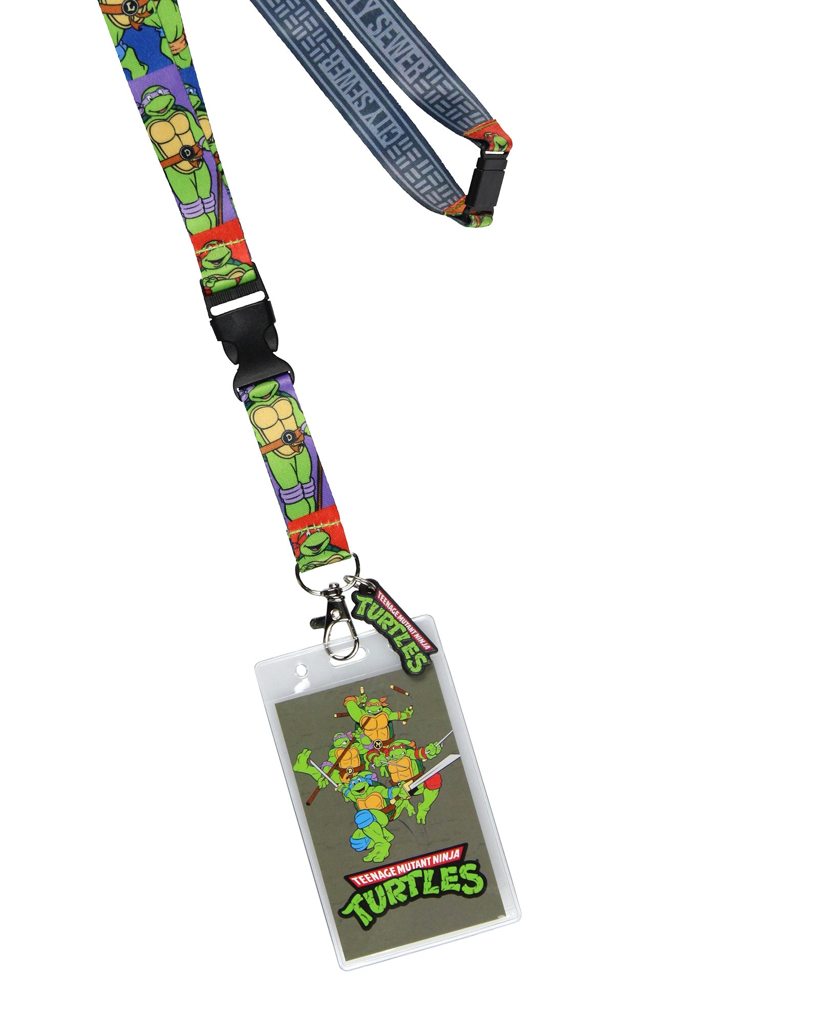 Teenage Mutant Ninja Turtles Lanyard TMNT City Sewer Breakaway ID Badge Holder