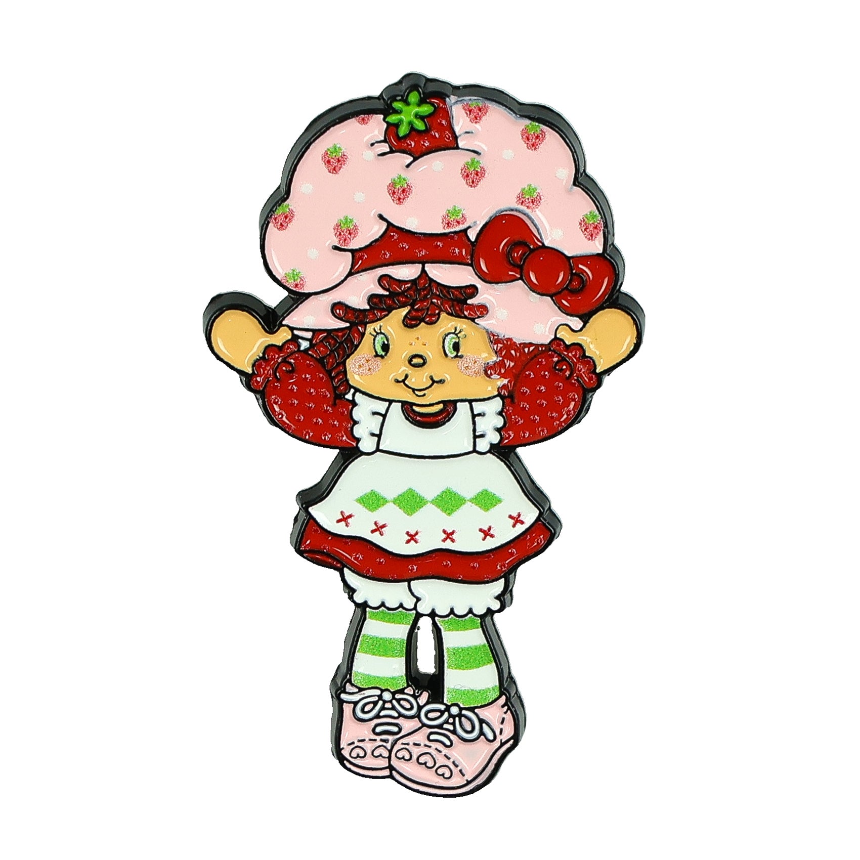 Hello Kitty X Strawberry Shortcake Enamel Lapel Pin 2-Pack Set Shortcake Pin