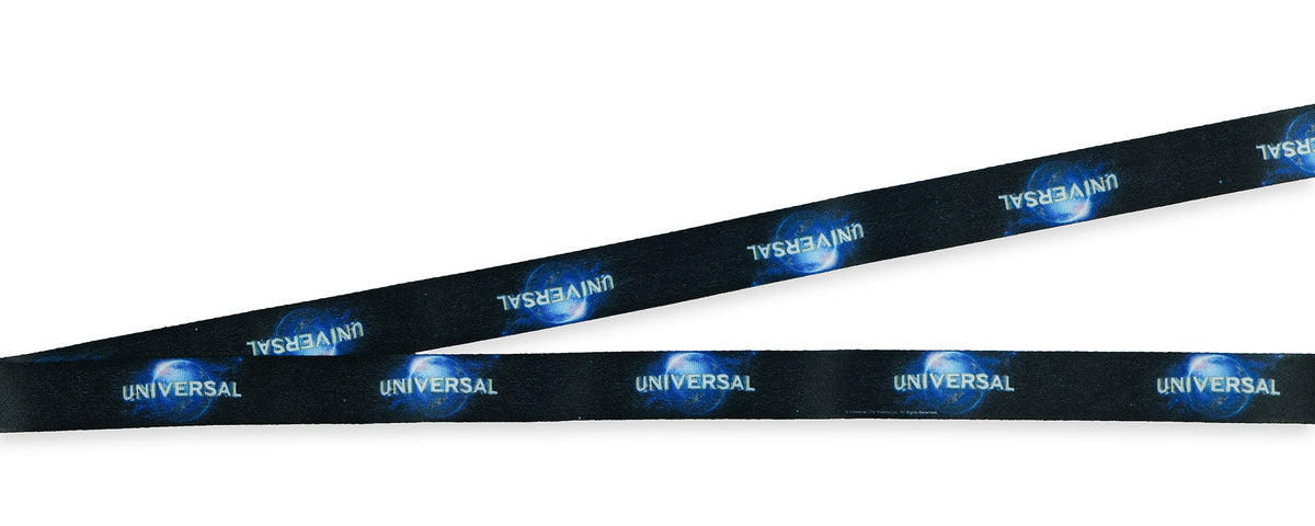 Universal Film Production Company Lanyard Breakaway ID Badge Holder Keychain