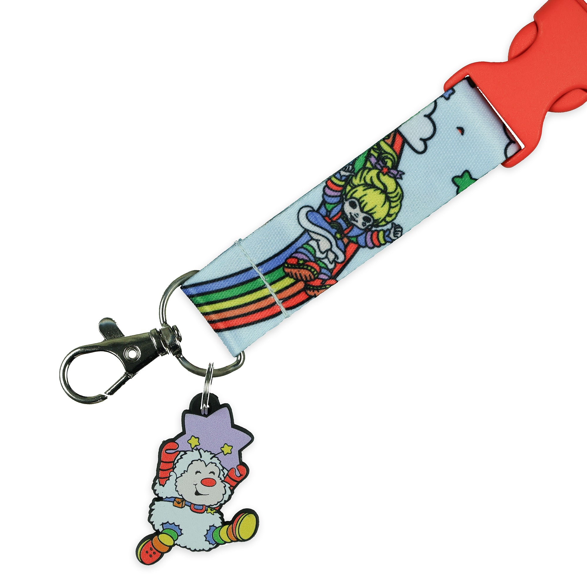 Rainbow Brite Breakaway Lanyard Twink Badge ID Holder With 2" Charm