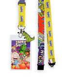 Nickelodeon Rugrats Lanyard Breakaway Strap with Clear ID Badge Holder Keychain