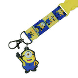 Minions Lanyard Character-Inspired Breakaway Clear ID Badge Holder Keychain