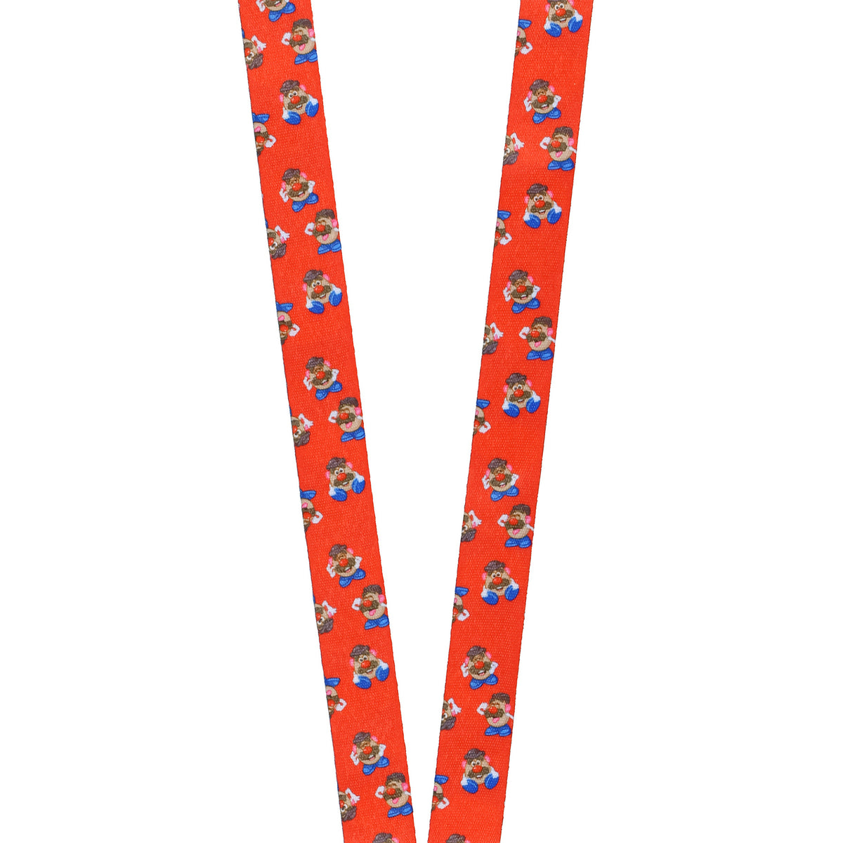 Mr. Potato Head Lanyard Put On A Happy Face Clear ID Badge Holder Keychain
