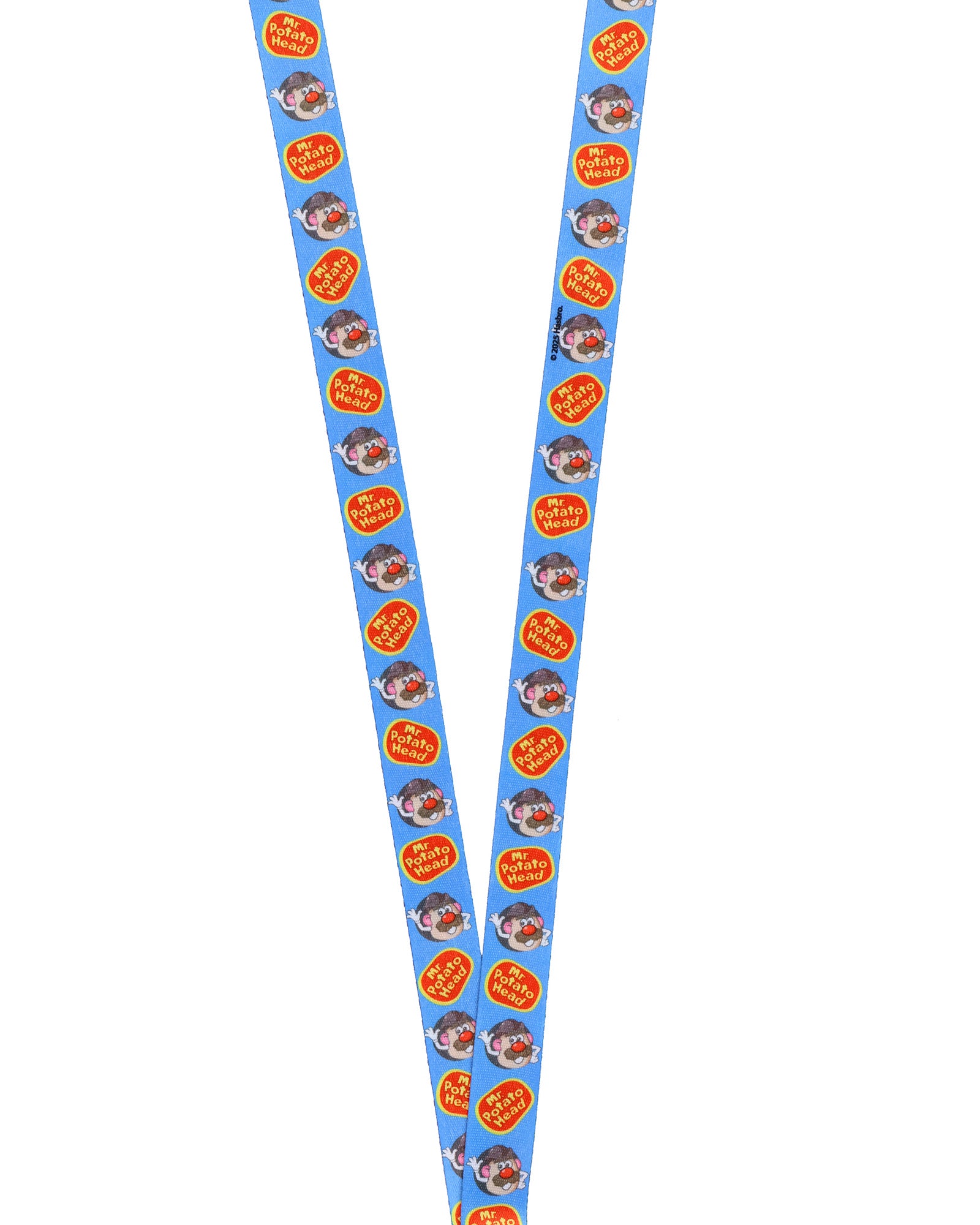 Mr. Potato Head Lanyard Put On A Happy Face Clear ID Badge Holder Keychain