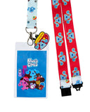Blue's Clues Lanyard Let's Imagine Design Breakaway ID Badge Holder Keychain