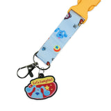 Blue's Clues Lanyard Let's Imagine Design Breakaway ID Badge Holder Keychain