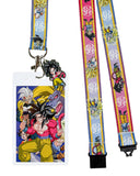 Dragonball GT Lanyard Character Design Breakaway Clear ID Badge Holder Keychain