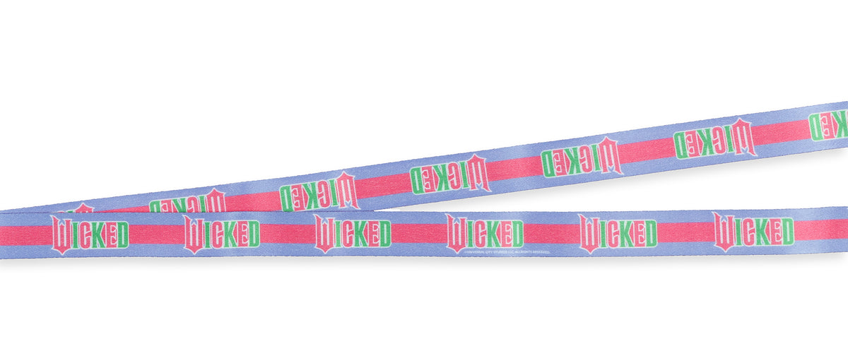 Wicked Lanyard You're Gonna Be Popular Breakaway Clear ID Badge Holder Keychain