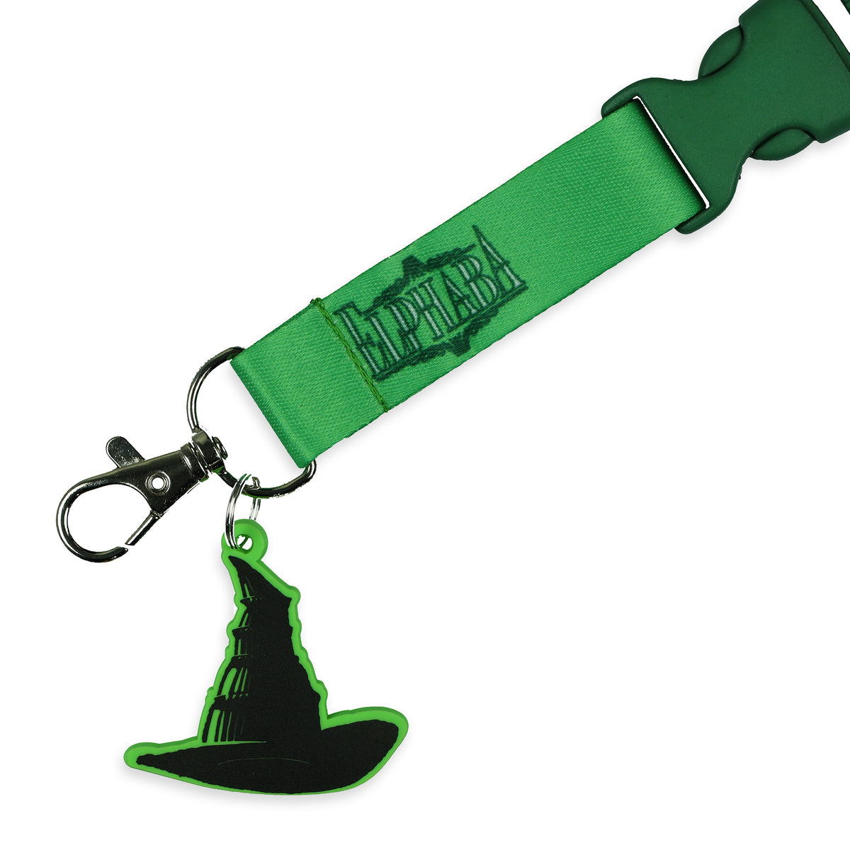Wicked Breakaway Lanyard Elphaba Defy Gravity ID Holder With 2" Charm