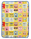 SpongeBob SquarePants Blanket Patrick Sandy Squidward Plankton Throw 45" X 60"