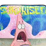 SpongeBob Squarepants Blanket Suprised Patrick Design Plush Fleece Lap Throw