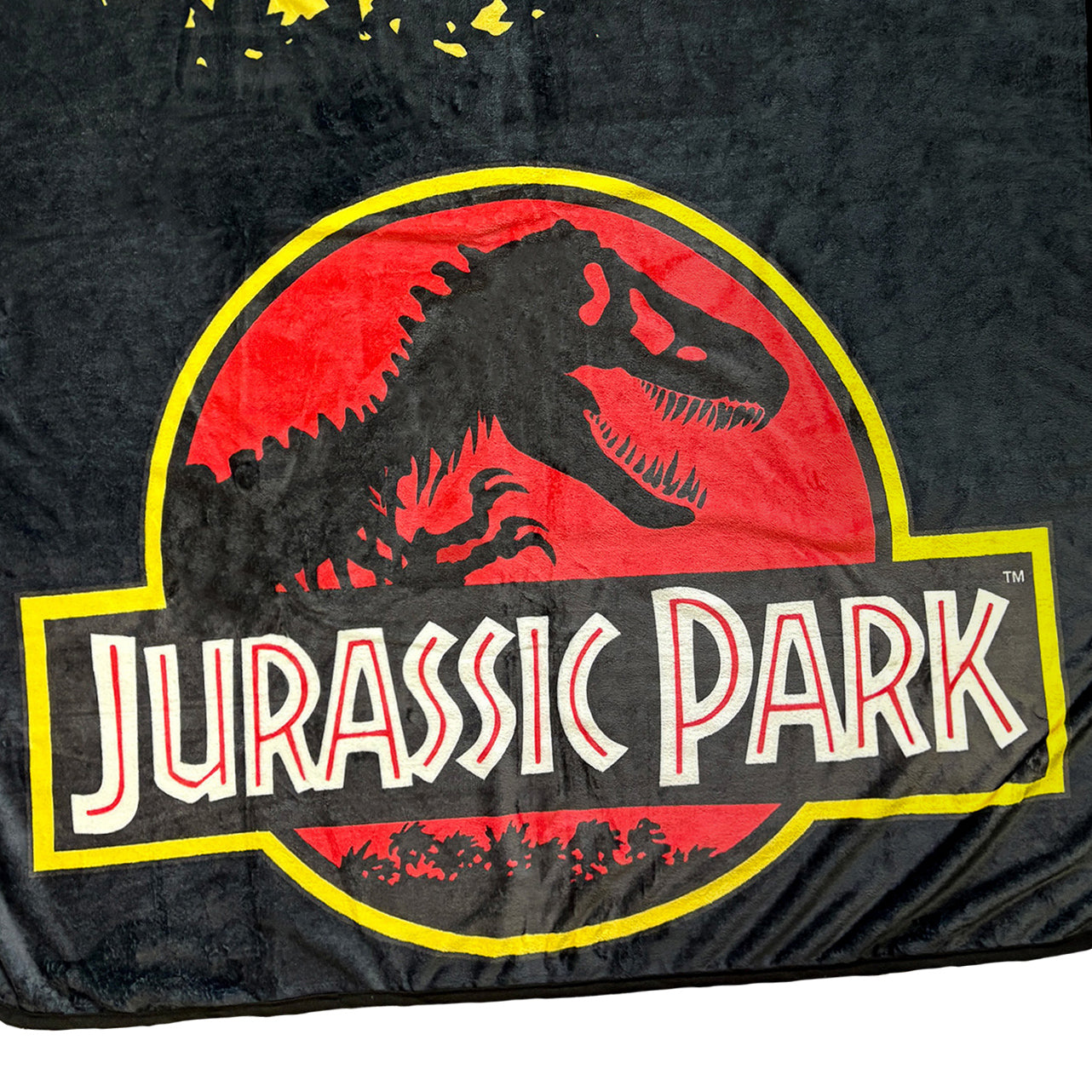 Jurassic Park Blanket With Matching Button T. Rex Sunset Throw 45" X 60"