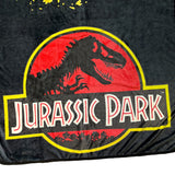 Jurassic Park Blanket With Matching Button T. Rex Sunset Throw 45" X 60"