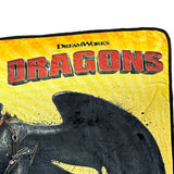 How To Train Your Dragon Blanket With Matching Button Toothless Throw 45" X 60"