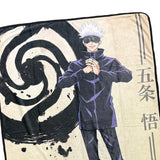 Jujutsu Kaisen Anime Blanket Satoru Gojo Symbol Fleece Throw 45" X 60"
