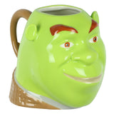 Dreamworks Shrek Mug Ceramic 3D Molded Face Design Coffee 20 oz Cup Drinkware