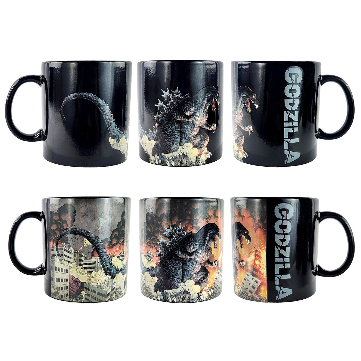 Godzilla Mug Heat Activated 15 oz Color Changing Tea Coffee Cup