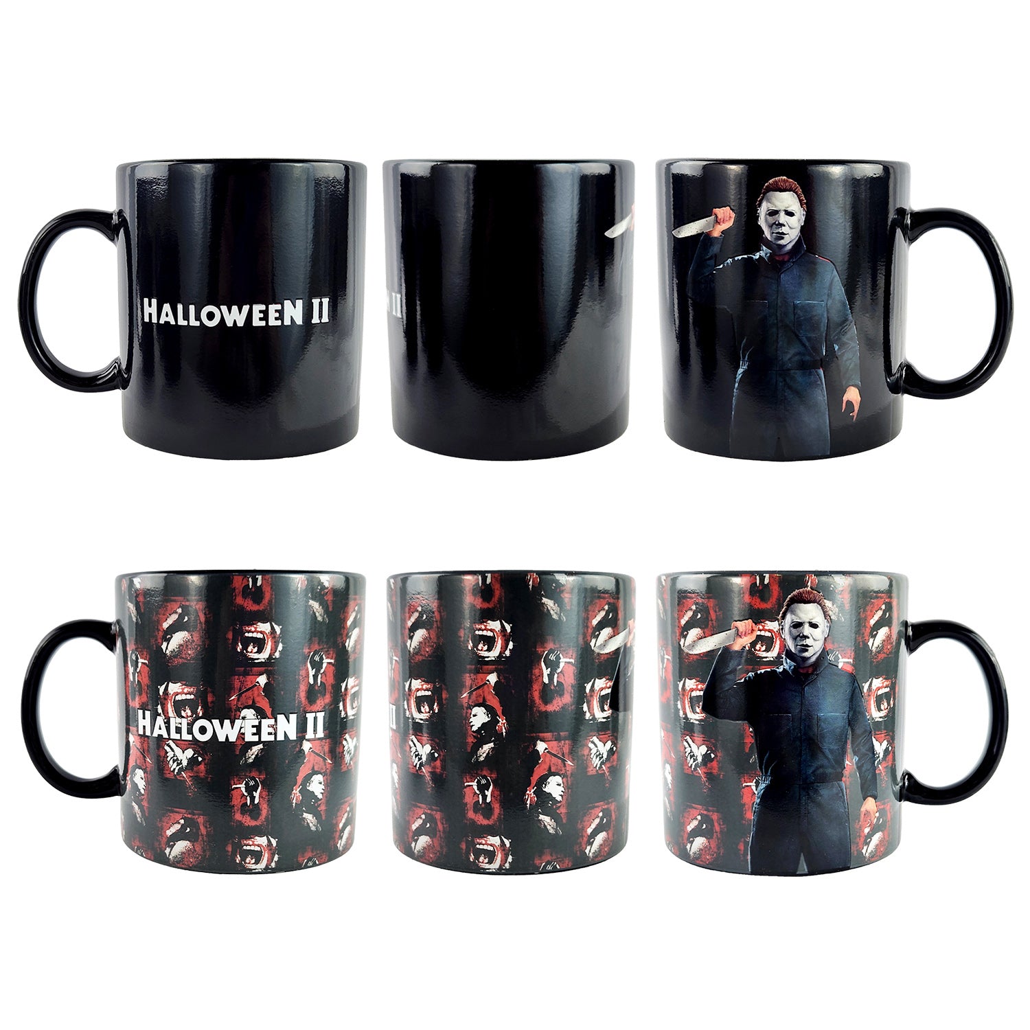 Halloween II Mug Michael Myers Thermal Magic Scene Changing 15 oz Tea Coffee Cup