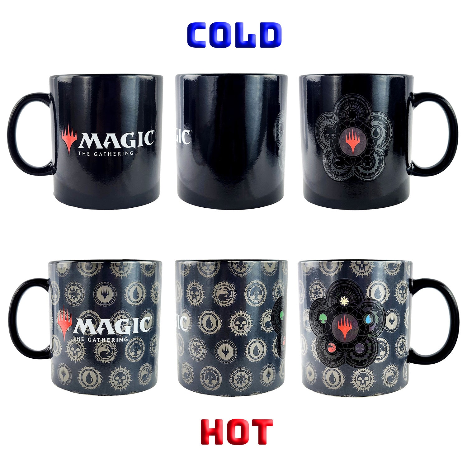 Magic The Gathering Mug 15 oz Ceramic Heat Changing Planeswalker Coffee Cup