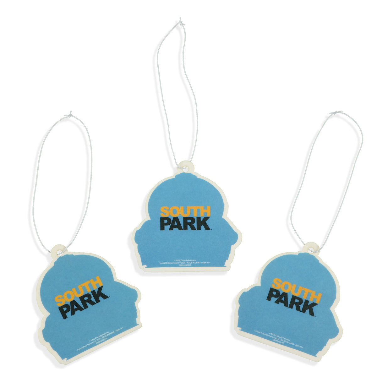 South Park Car Air Fresheners Cartman Watermelon Scented, 3 Pack Hanging Set