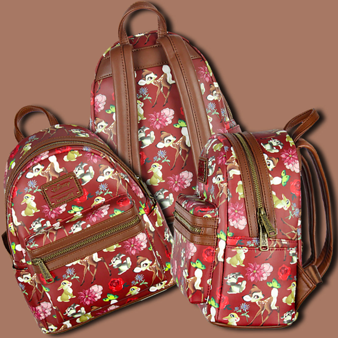 Loungefly Disney Bambi And Friends Mini Backpack 11"