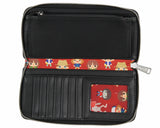 Loungefly Stranger Things Wallet Chibi Characters Soft Faux Leather Zip Around Wallet