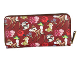 Loungefly Disney Bambi Allover Print Friends and Flowers Zip Around Wallet