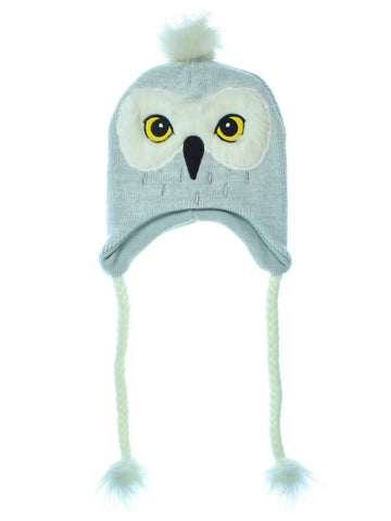 Harry Potter Beanie Hedwig Owl Costume Laplander Hat Pom Beanie