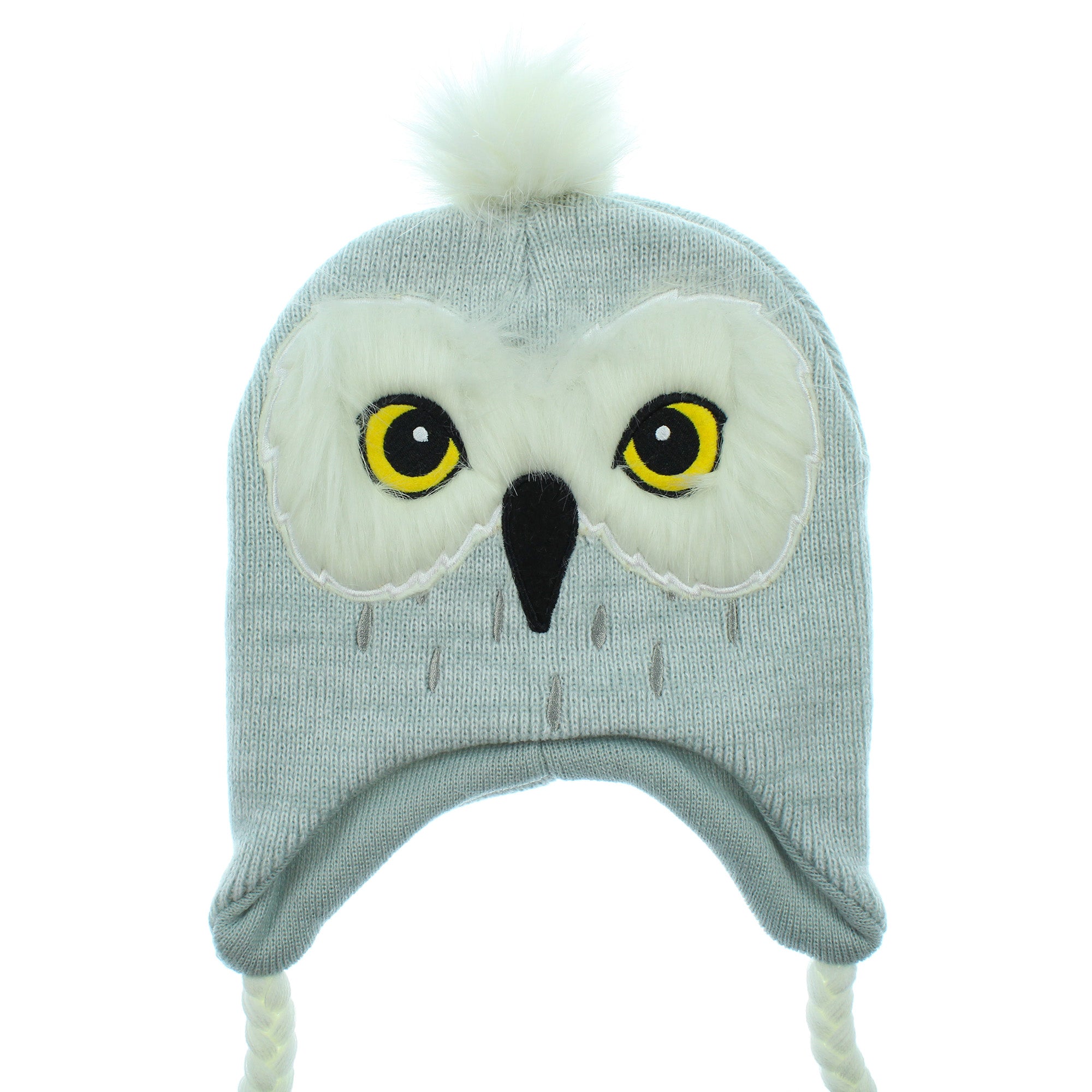 Harry Potter Beanie Hedwig Owl Costume Laplander Hat Pom Beanie