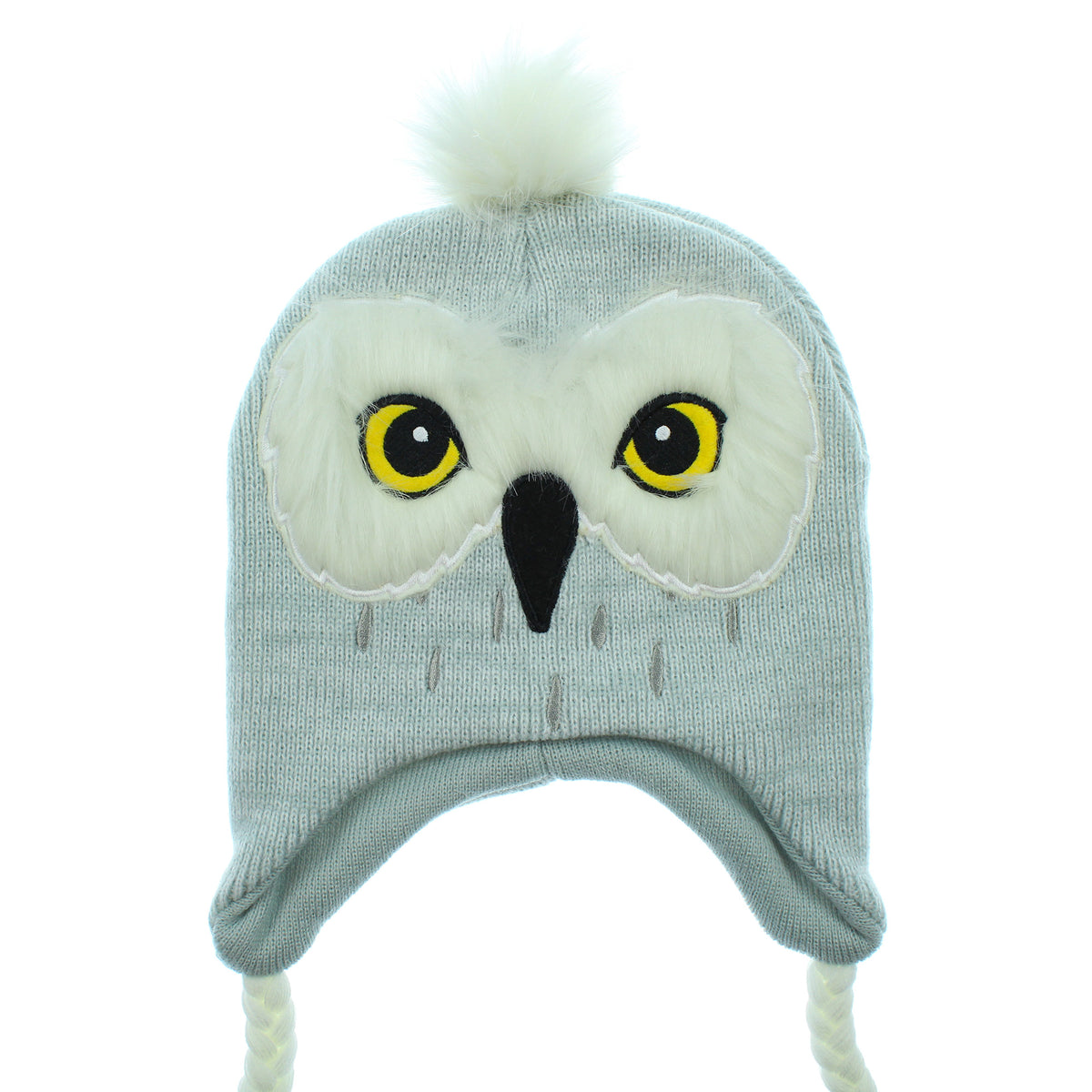Harry Potter Beanie Hedwig Owl Costume Laplander Hat Pom Beanie