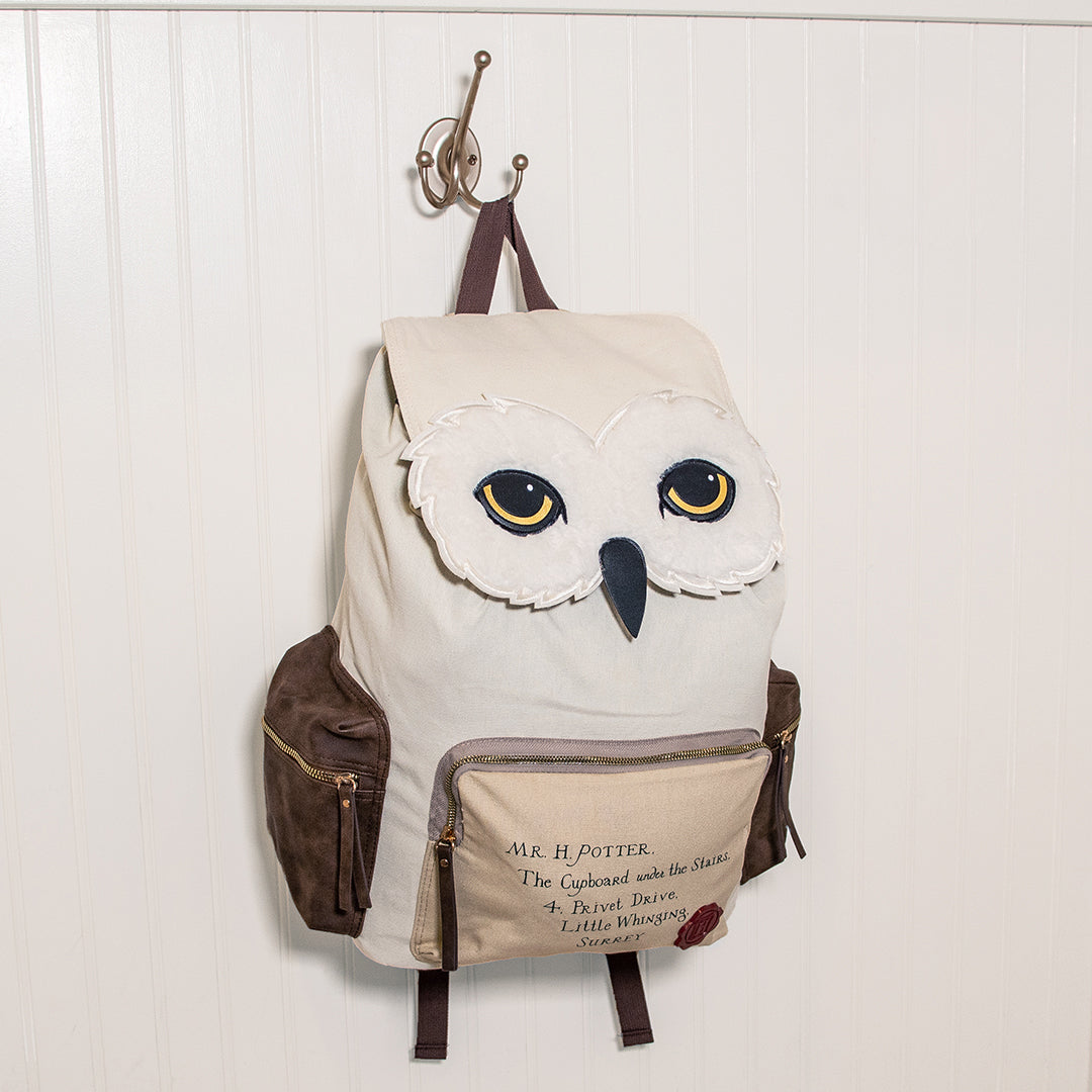 Harry Potter Backpack Hedwig Owl Hogwarts Letter Rucksack Bag w/ Laptop Sleeve