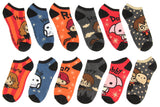 Harry Potter Chibi Character Designs Adult 6 Pack Ankle Socks