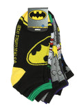 DC Comics Batman And Joker Designs 5 Pack Men And Women Ankle Socks