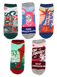 A Christmas Story Ralphie Ankle No Show Socks 5 Pair for unisex Adult