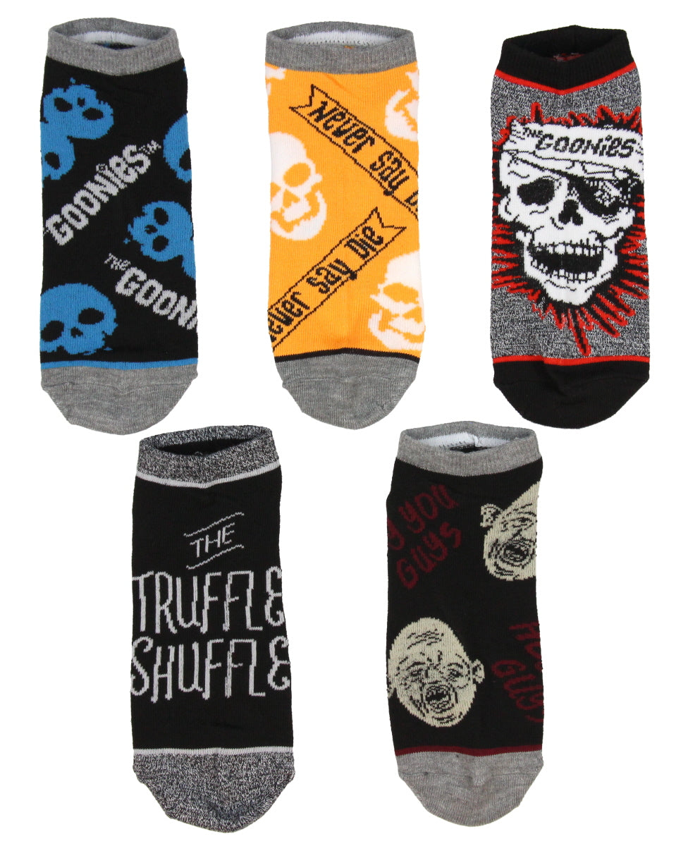 The Goonies Mix And Match Adult 5 Pack Ankle Socks
