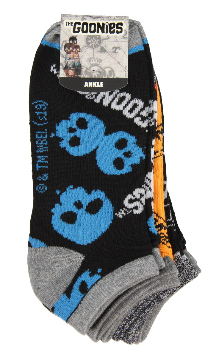 The Goonies Mix And Match Adult 5 Pack Ankle Socks