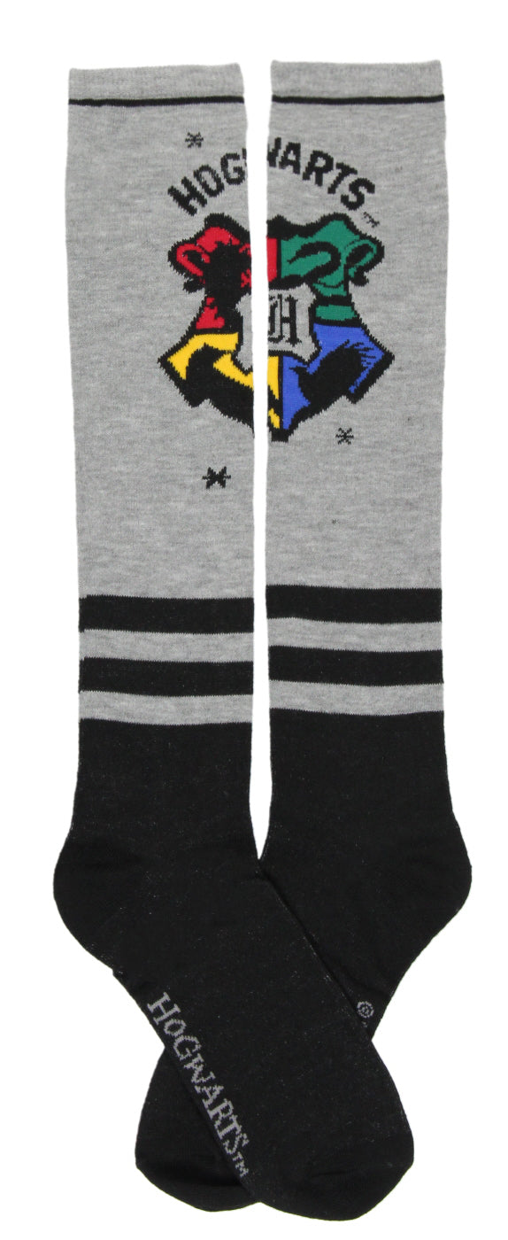 Harry Potter Juniors' Knee-High Hufflepuff And Hogwarts Socks