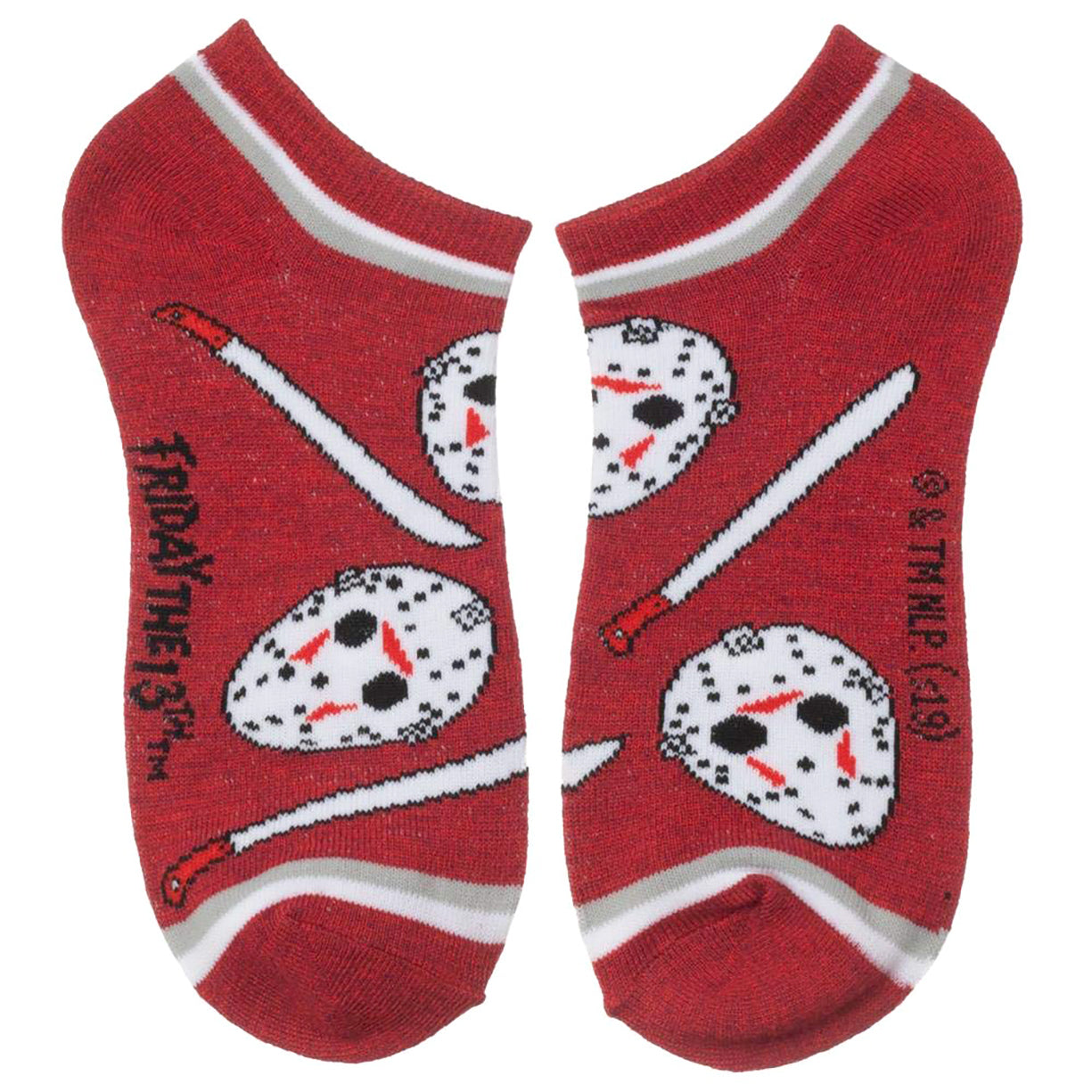 Friday The 13th Camp Crystal Lake Jason Ankle Socks 5PK for Men and Woman